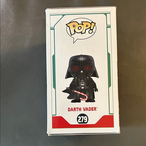 Funko Darth Vader Figure with Black Armor and Red Saber - Picture 3 of 7